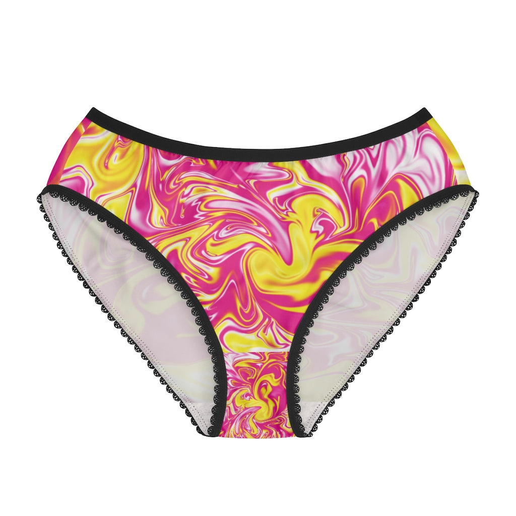 Pink/Yellow Women's Briefs