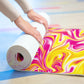 Pink/Yellow Yoga Mat