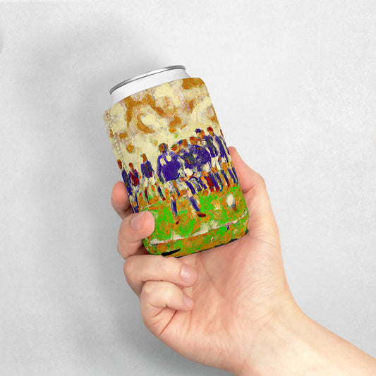 Free Kick by Van Gogh Can Cooler Sleeve