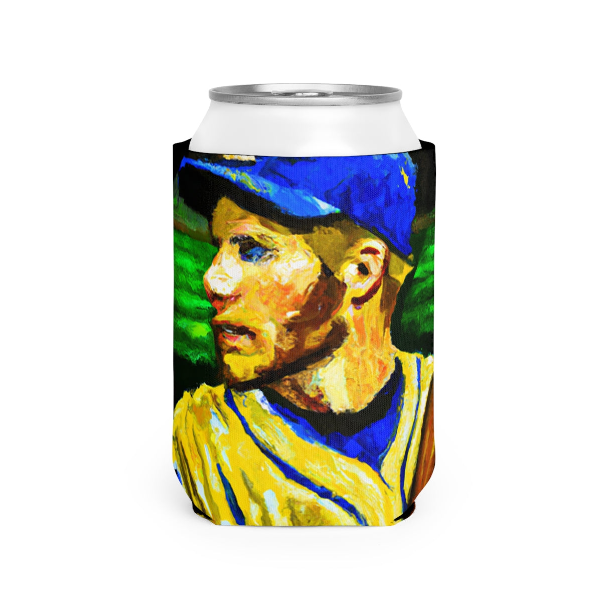 Baseball Player by Van Gogh Can Cooler Sleeve