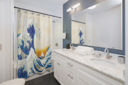 Hokusai Shower Curtains