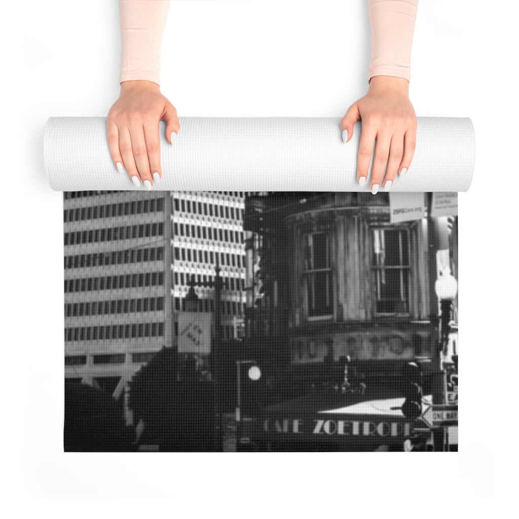 Iconic Broadway Street Photo Yoga Mat