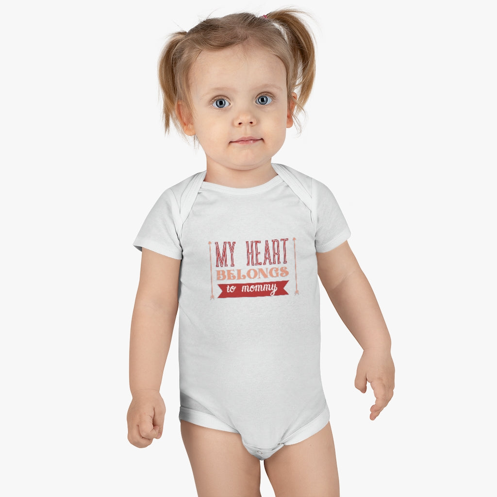 Belongs to Mommy Baby Short Sleeve Onesie