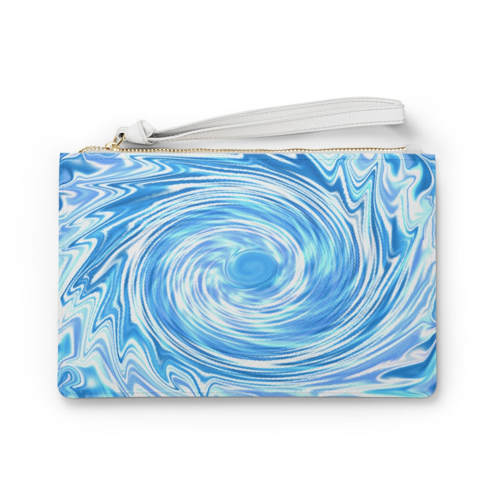 French Blues Clutch Bag