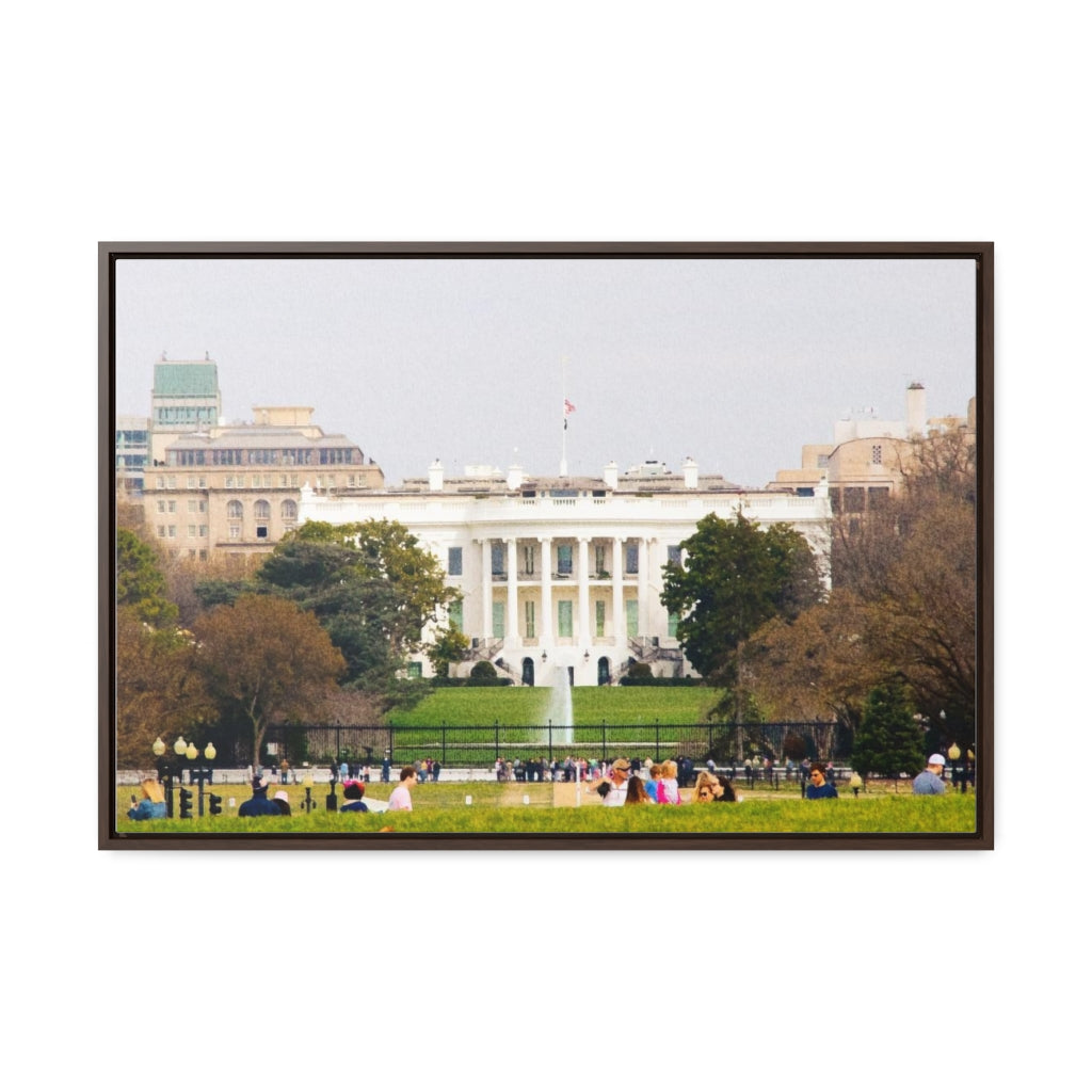 Arts by Dylan: The White House from the Washington Monument Canvas