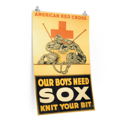 20th Century World Wars Poster: Boys Need Sox