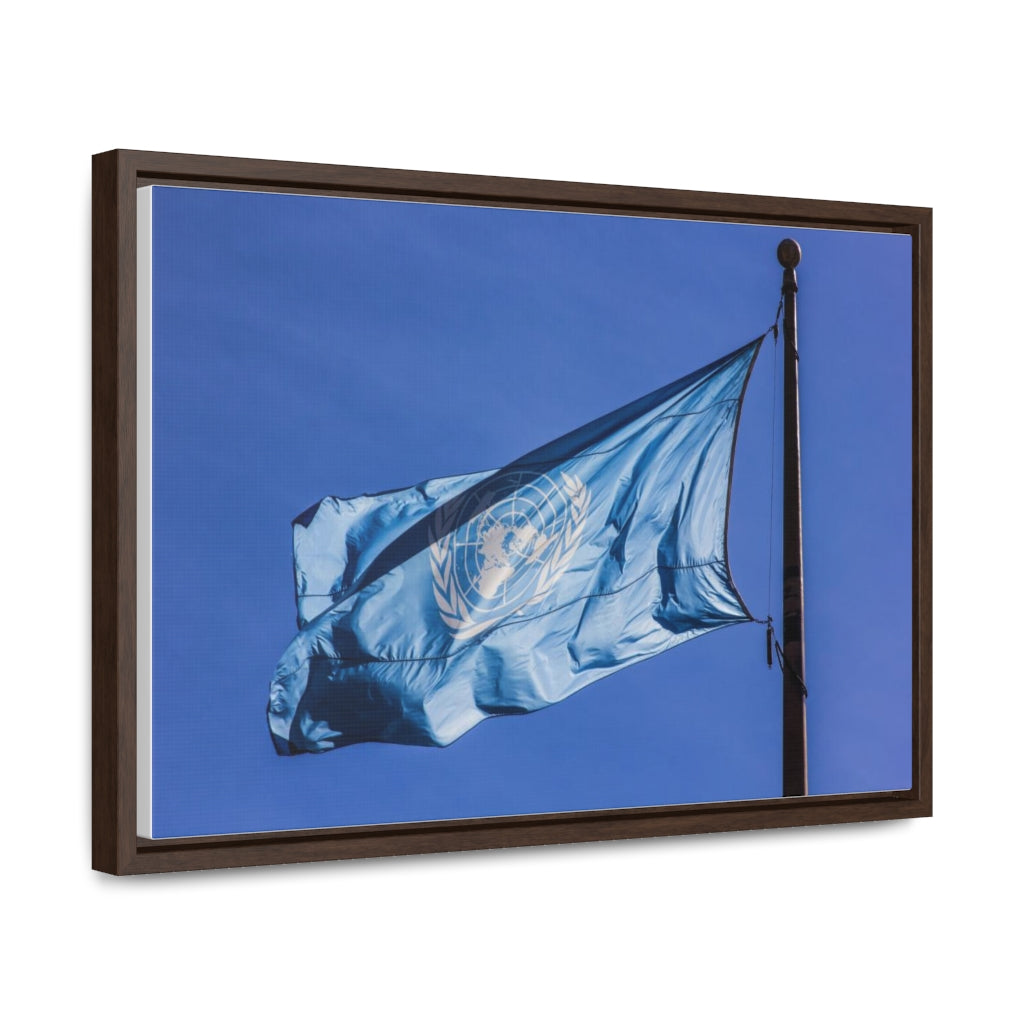 Arts by Dylan: UN Flag Canvas