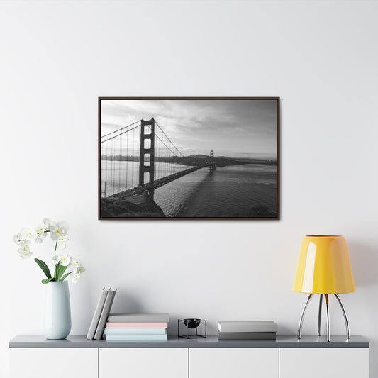 Arts by Dylan: Golden Gate Bridge in Black and White Canvas