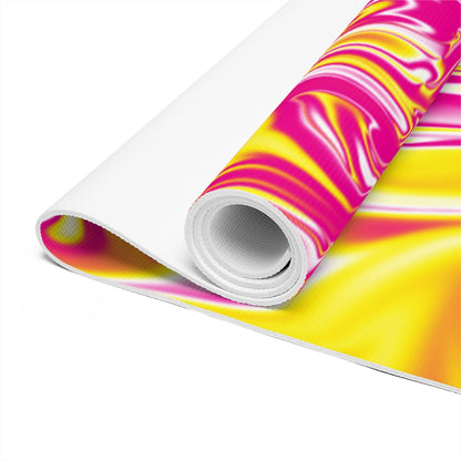 Pink/Yellow Yoga Mat