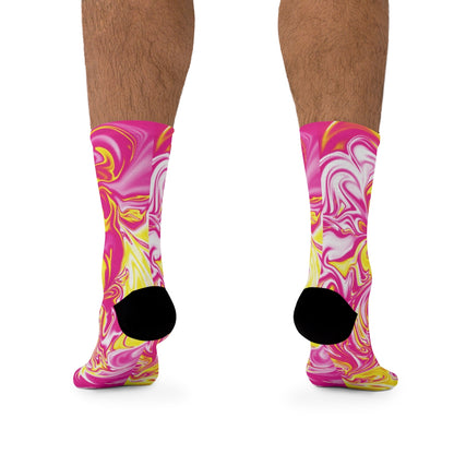 Pink/Yellow Socks