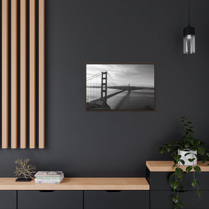 Arts by Dylan: Golden Gate Bridge in Black and White Canvas