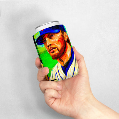 Baseball Player by Van Gogh Can Cooler Sleeve