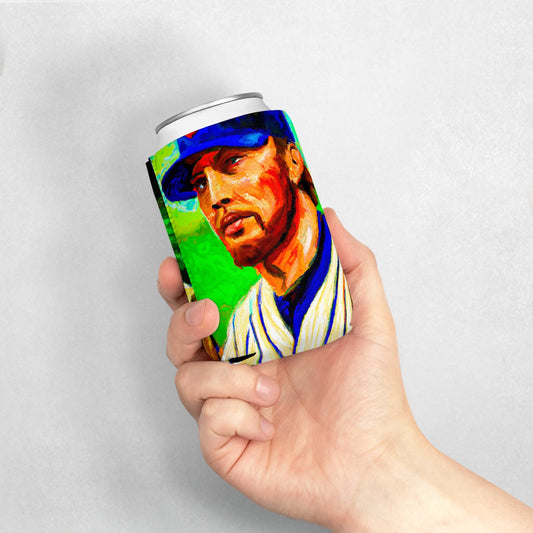 Baseball Player by Van Gogh Can Cooler Sleeve