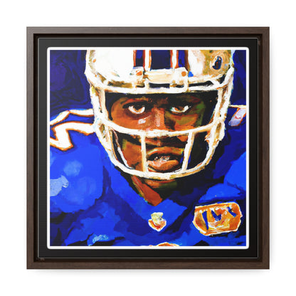 American Football Player Van Gogh Canvas