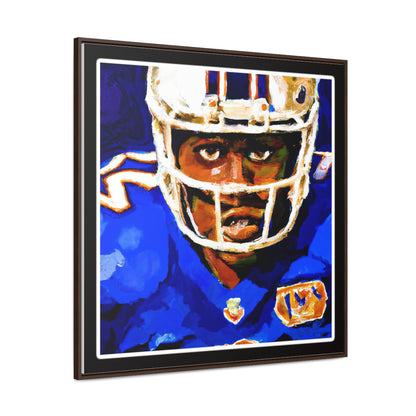 American Football Player Van Gogh Canvas