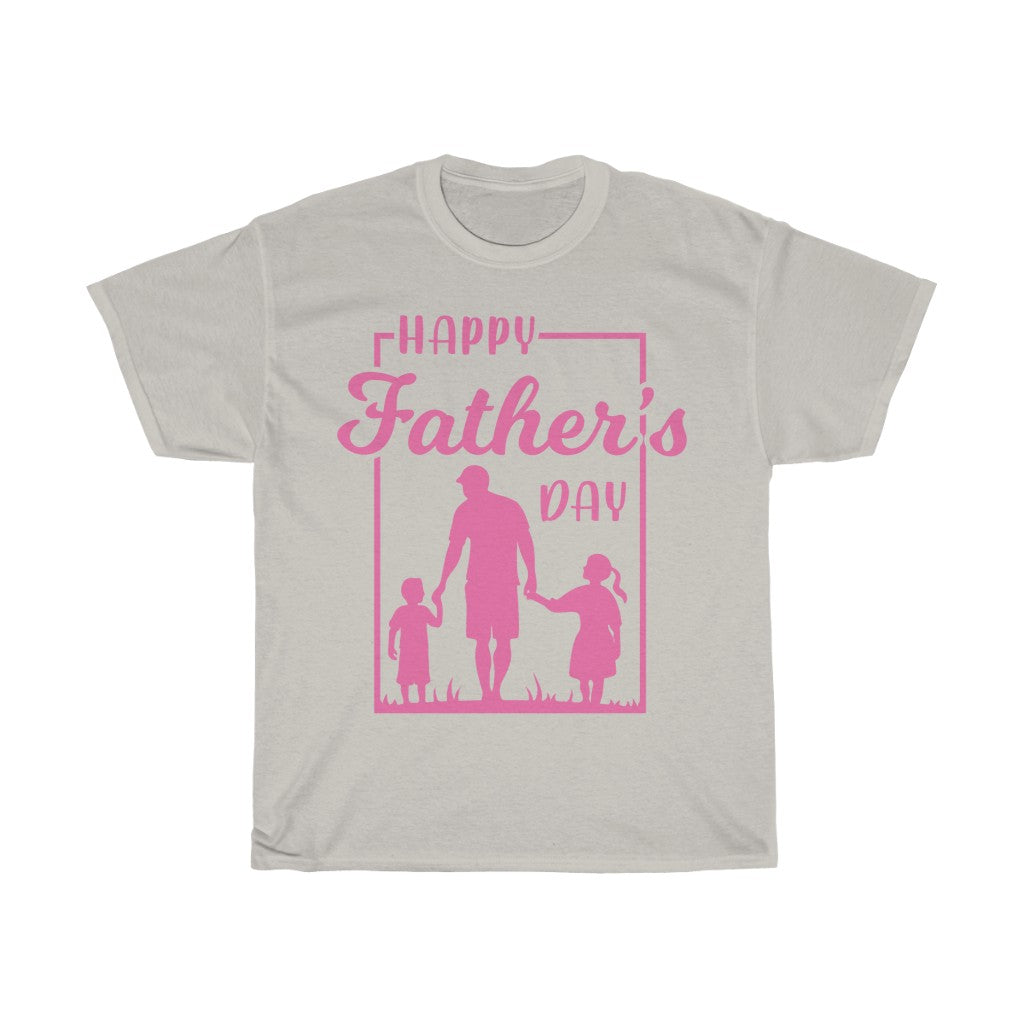 Happy Father's Day Pink T Shirt