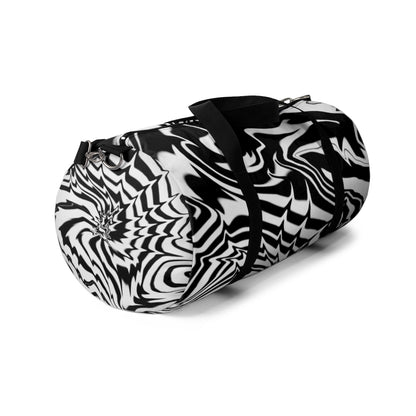 Black and White Duffel Bag