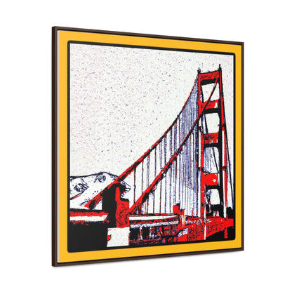 Golden Gate Bridge "Japanese Woodcut" Canvas