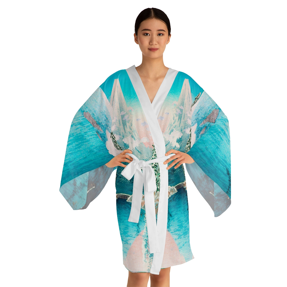 Long sleeve clearance kimono robe