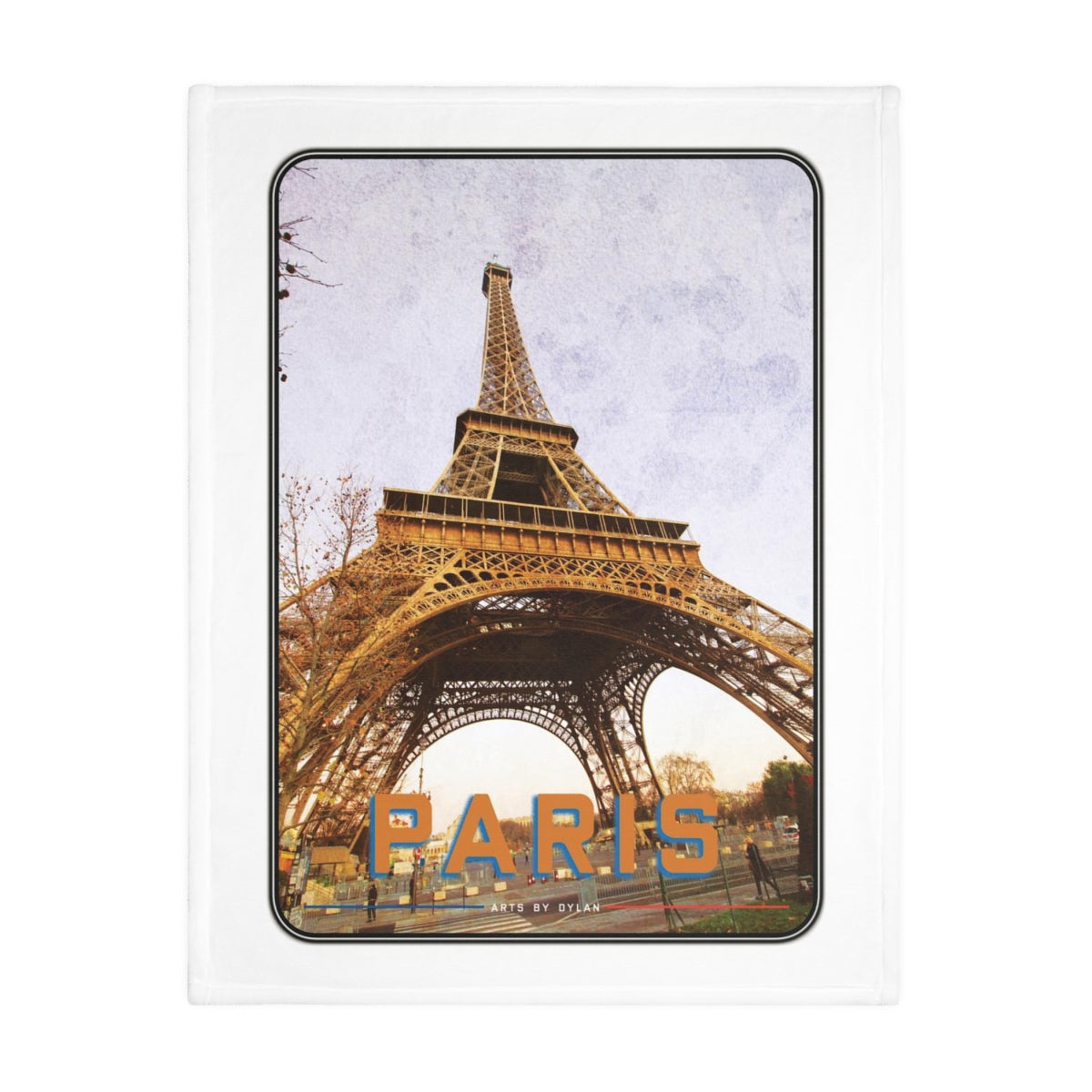 Paris & New York Velveteen Blanket