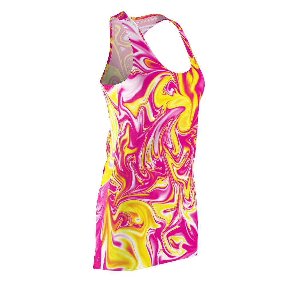 Pink/Yellow Racerback Dress