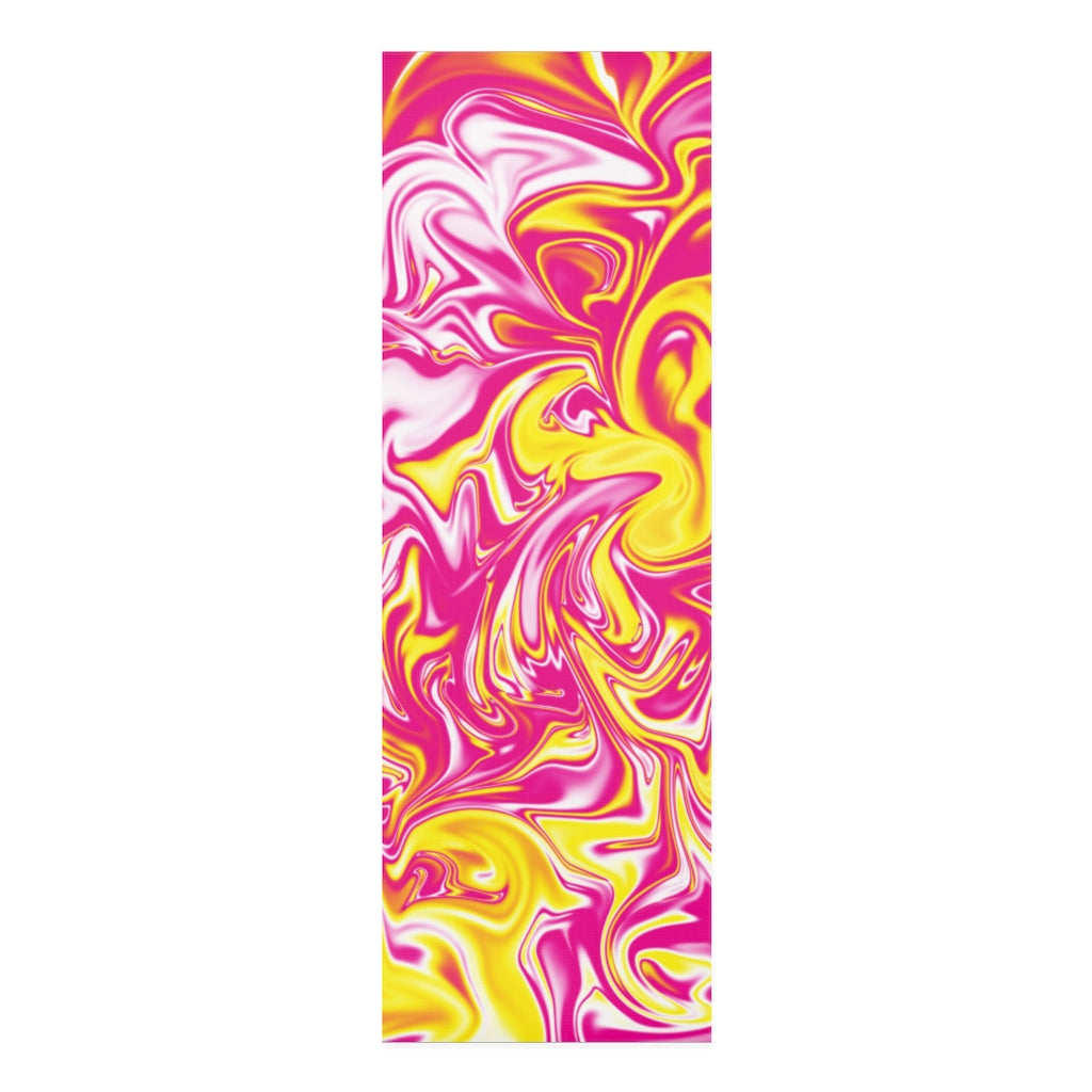 Pink/Yellow Yoga Mat