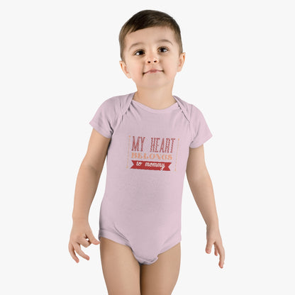 Belongs to Mommy Baby Short Sleeve Onesie