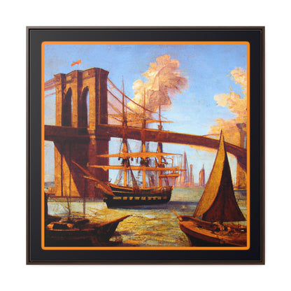 Brooklyn Bridge in the 1700's Canvas