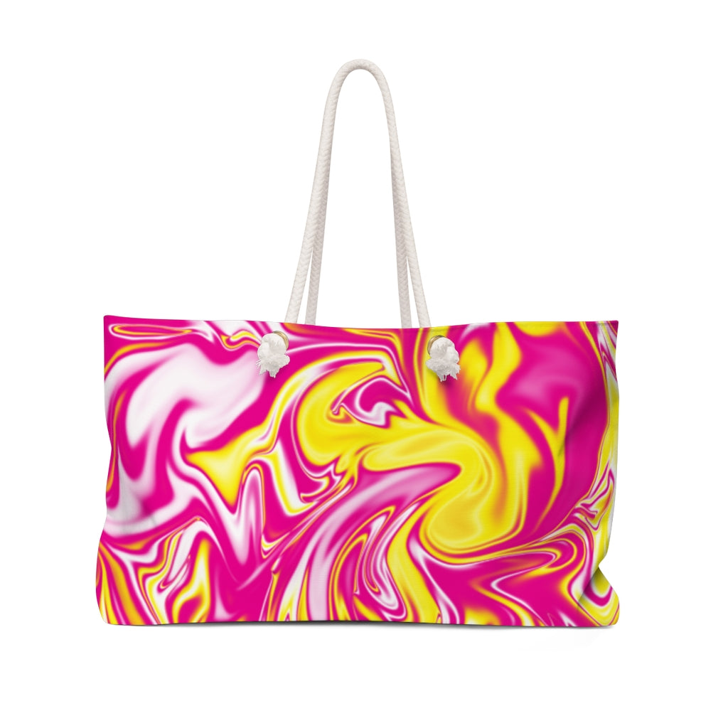 Pink/Yellow Beach Bag