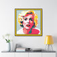 Portrait of Marilyn Monroe by Andy Warhol (Ai generated) Canvas