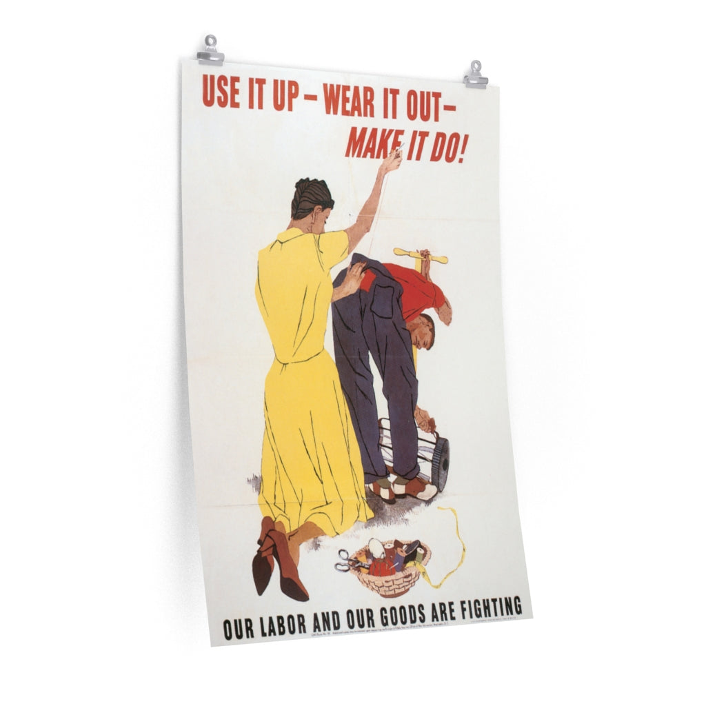 20th Century World Wars Poster: Make it Do!