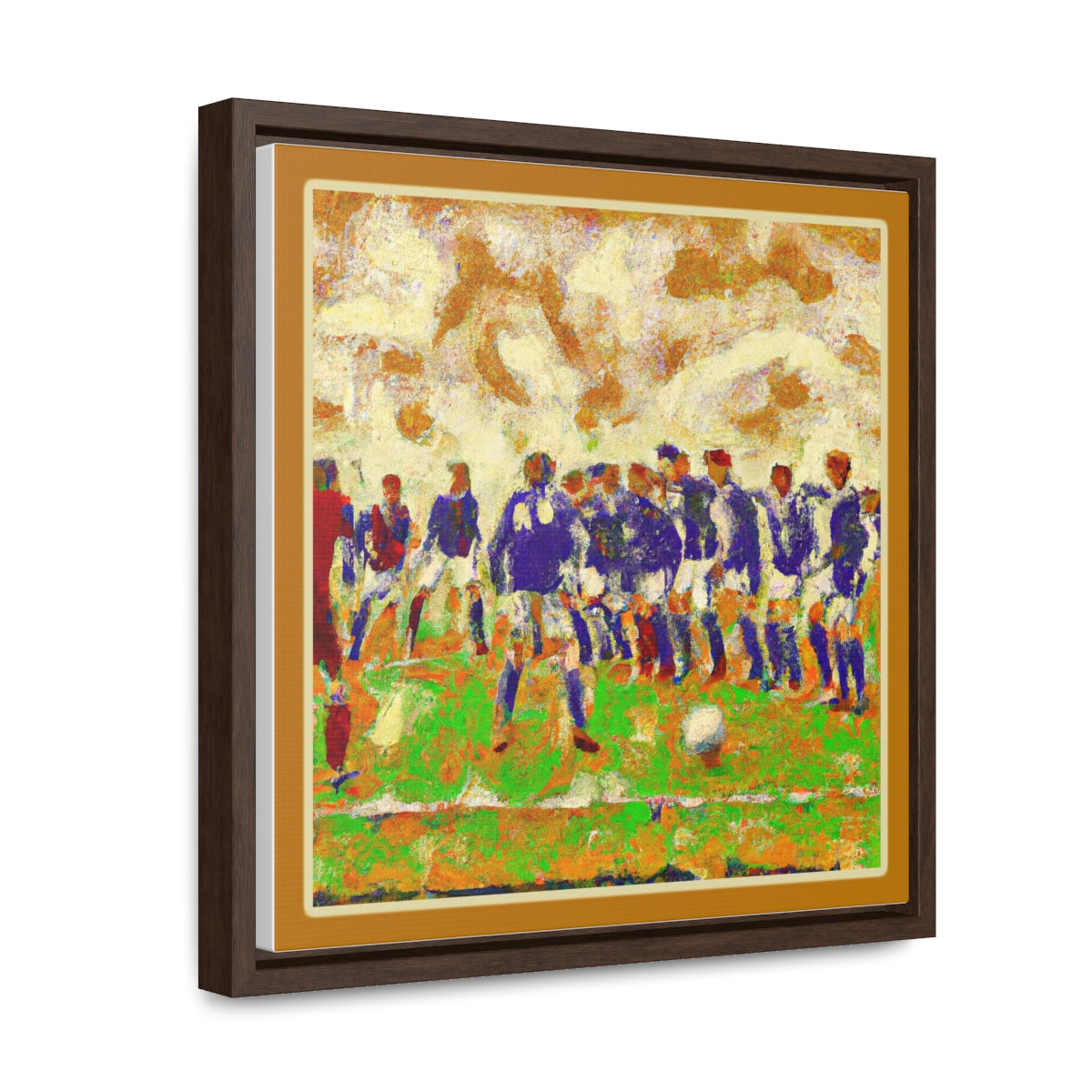 Free kick Van Gogh Canvas