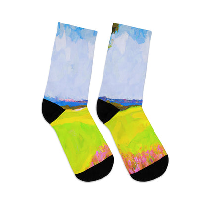 AI Golf Course II Socks