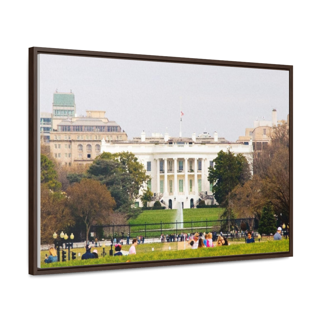 Arts by Dylan: The White House from the Washington Monument Canvas