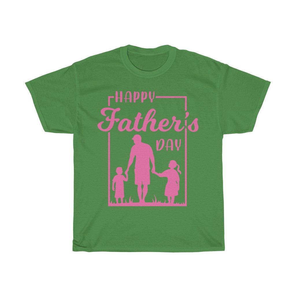 Happy Father's Day Pink T Shirt