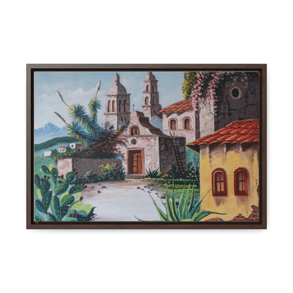 Mission style Church Canvas