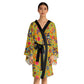 Dragon Pattern Long Sleeve Kimono Robe