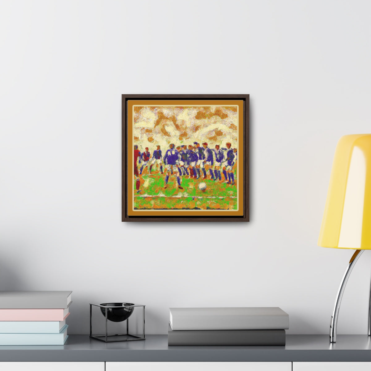 Free kick Van Gogh Canvas