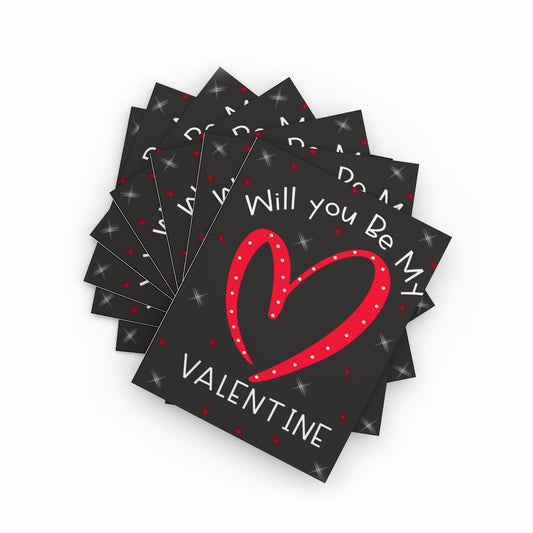 Quarantine Valentine's Day Greeting cards (8 pcs)