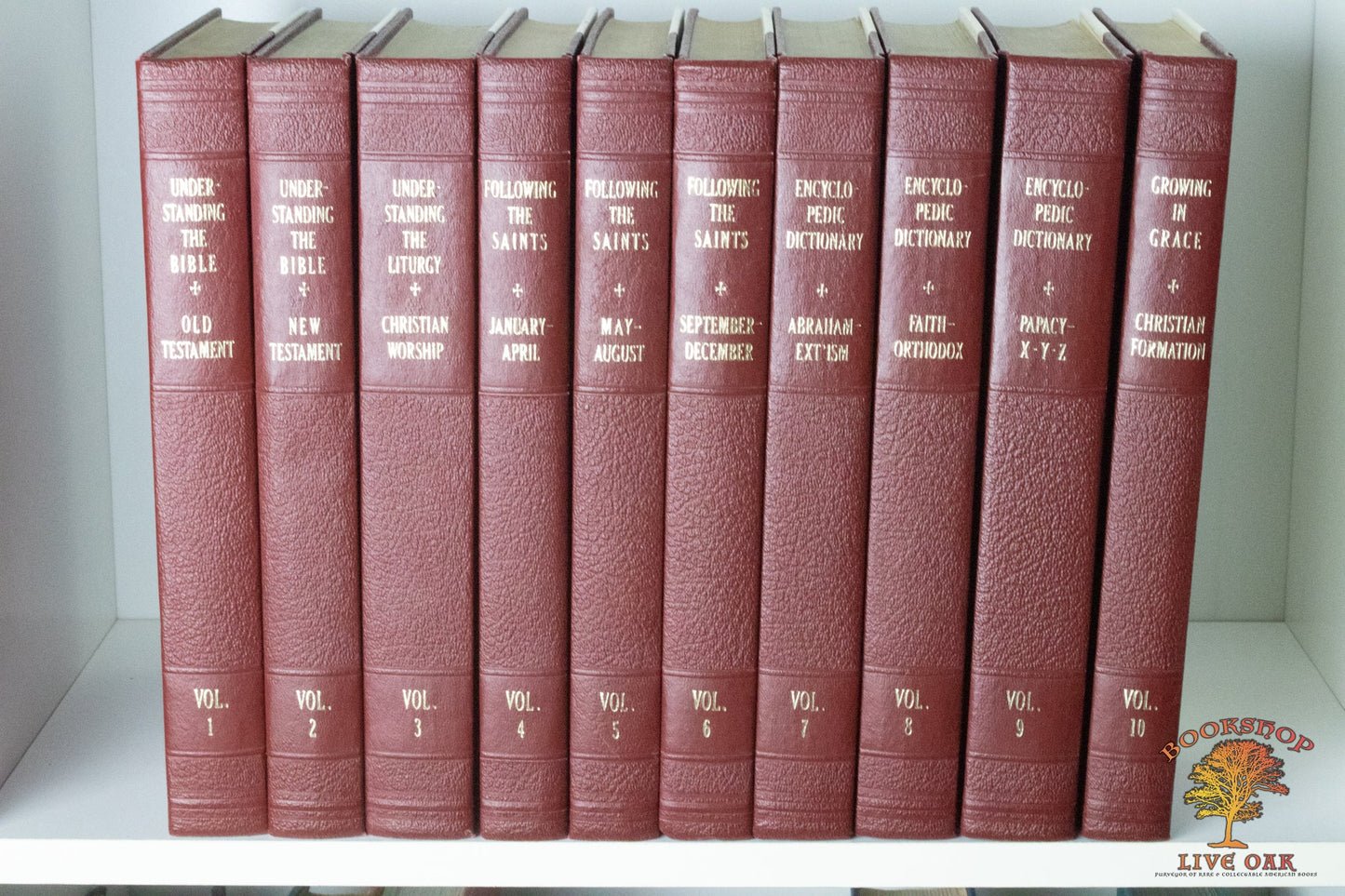 The Complete set of: The Catholic Laymans's Library, Volumes 1-10 Edited By John P. Bradley, John Quinlin, Edmund Colledge, James Walsh, Alfred McBride