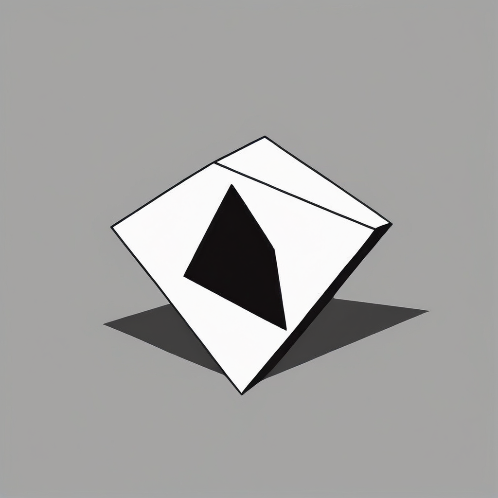 Solid Silhouette Knockout: Negative-Space Vector Icon